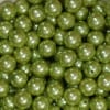 14mm Light Olive Faux Pearl Bubblegum Beads - Image 2 of 0