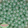 14mm Mint Faux Pearl Bubblegum Beads - Image 2 of 0