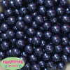 14mm Navy Blue Faux Pearl Bubblegum Beads - Image 2 of 0