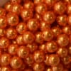 14mm Deep Orange Faux Pearl Bubblegum Beads - Image 2 of 0