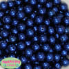 14mm Royal Blue Faux Pearl Acrylic Beads - Image 1 of 0