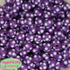 14mm Purple Polka Dot Acrylic Bubblegum Beads - Image 2 of 0