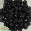 14mm Black Rhinestone Bubblegum Beads Bulk - Image 1 of 0