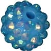 14mm Blue Rhinestone Bubblegum Beads - Image 1 of 0