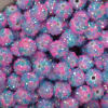 14mm Easter Confetti Rhinestone Bubblegum Beads - Image 2 of 0