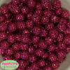 14mm Rose Rhinestone Bubblegum Beads - Image 1 of 0