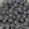 14mm Silver Rhinestone Bubblegum Beads Bulk - Image 2 of 0