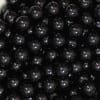 Bulk 14mm Black Solid Bubblegum Beads - Image 2 of 0
