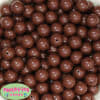 14mm Brown Solid Bubblegum Beads - Image 1 of 0