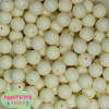 14mm Cream Solid Bubblegum Beads - Image 1 of 0