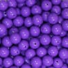 14mm Medium Purple Solid Bubblegum Beads - Image 2 of 0
