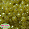 16mm Yellow Bling Pearl Beads 20pc - Image 1 of 0
