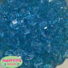 16mm Cyan Blue Facet Acrylic Bubblegum Beads - Image 2 of 0