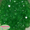 16mm Green Facet Acrylic Bubblegum Beads - Image 2 of 0