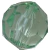 16mm Mint Green Facet Acrylic Bubblegum Beads - Image 1 of 0