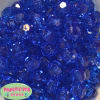 16mm Clear Royal Blue Facet Beads 20pc - Image 1 of 0