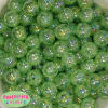 16mm Lime Green Crackle Acrylic Bubblegum Bead - Image 2 of 0