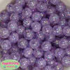 16mm Purple Crackle Acrylic Bubblegum Beads - Image 1 of 0