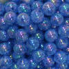 16mm Royal Blue Crackle Acrylic Bubblegum Beads - Image 2 of 0