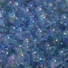 16mm Clear Baby Blue Glitter Acrylic Gumball Bead - Image 2 of 0