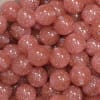 16mm Clear Coral Glitter Acrylic Gumball Bead - Image 2 of 0