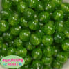16mm Clear Green Glitter Acrylic Gumball Bead - Image 1 of 0
