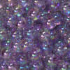 16mm Clear Lavender Glitter Acrylic Gumball Bead - Image 2 of 0