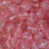 16mm Clear Pink Glitter Acrylic Gumball Bead - Image 2 of 0