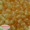 16mm ClearYellow Glitter Acrylic Gumball Bead - Image 1 of 0