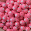 16mm Pink Heart Acrylic Bubblegum Beads Bulk - Image 2 of 0