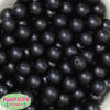 16mm Black Matte Acrylic Bubblegum Bead - Image 1 of 0