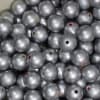16mm Silver Matte Beads 20pc - Image 2 of 0