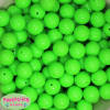 Bulk 16mm Neon Lime Beads 100pc - Image 1 of 0