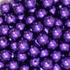 16mm Dark Purple Faux Acrylic Pearl Bubblegum Beads - Image 2 of 0