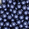 16mm Navy Blue Faux Acrylic Pearl Bubblegum Beads - Image 2 of 0