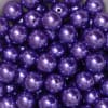 16mm Purple Faux Acrylic Pearl Bubblegum Beads Bulk - Image 2 of 0