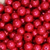16mm Red Faux Acrylic Pearl Bubblegum Beads Bulk - Image 2 of 0
