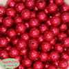16mm Red Faux Acrylic Pearl Bubblegum Beads - Image 1 of 0