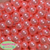 16mm Shell Pink Faux Acrylic Pearl Bubblegum Beads - Image 1 of 0