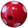 16mm Red Polka Dot Acrylic Bubblegum Bead - Image 1 of 0