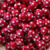 16mm Red Polka Dot Bubblegum Beads - Image 2 of 0