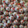 16mm Strawberry Print Acrylic Bubblegum Beads - Image 2 of 0