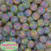 16mm Patel Confetti   Rhinestone Beads 20 pack - Image 1 of 0