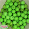 16mm Lime Green Acrylic Bubblegum Beads Bulk - Image 1 of 0