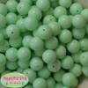 16mm Pastel Green Acrylic Bubblegum Beads - Image 1 of 0