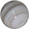 16mm White Stripe Resin Bubblegum Beads - Image 1 of 0