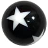 20mm Black Star Acrylic Bubblegum Beads - Image 1 of 0