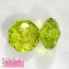 22mm Clear Lime Green Abacus Bubblegum Beads - Image 3 of 0