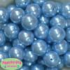24mm Baby Blue Faux Pearl Bubblegum Beads - Image 2 of 0