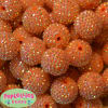 24mm Orange AB Resin Rhinestone Bubblegum Bead - Image 2 of 0
